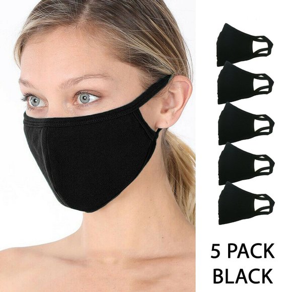 Soft Cotton Face Mask Double Layer Reusable Washable  Soft Cotton Face Mask Double Layer Men Women